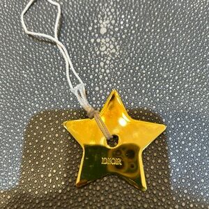 Christian Dior Star Charm Ornament Gold